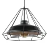 Stoere hanglamp industrieel/Scandinavisch mat zwart>Straluma Cheap