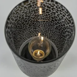 Tafellamp Leopard op batterij donker grijs met goud><noscript><img width=