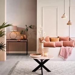 Tafellamp Liva licht goud exclusief kap L&L><noscript><img width=