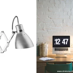 Trek wandlamp Spring chroom/grijs><noscript><img width=