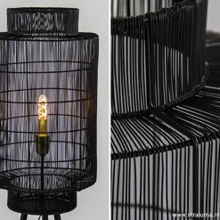 Trendy draad-vloerlamp Gruaro zwart><noscript><img width=