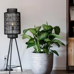 Trendy draad-vloerlamp Gruaro zwart><noscript><img width=