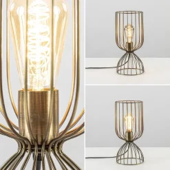 Trendy tafellamp Lazar Light and Living brons><noscript><img width=