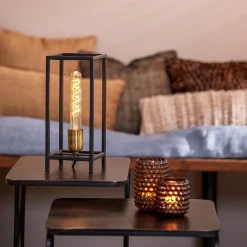 Trendy tafellamp Marlay zwart met brons><noscript><img width=
