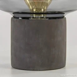 Trendy tafellamp met smokey glas><noscript><img width=