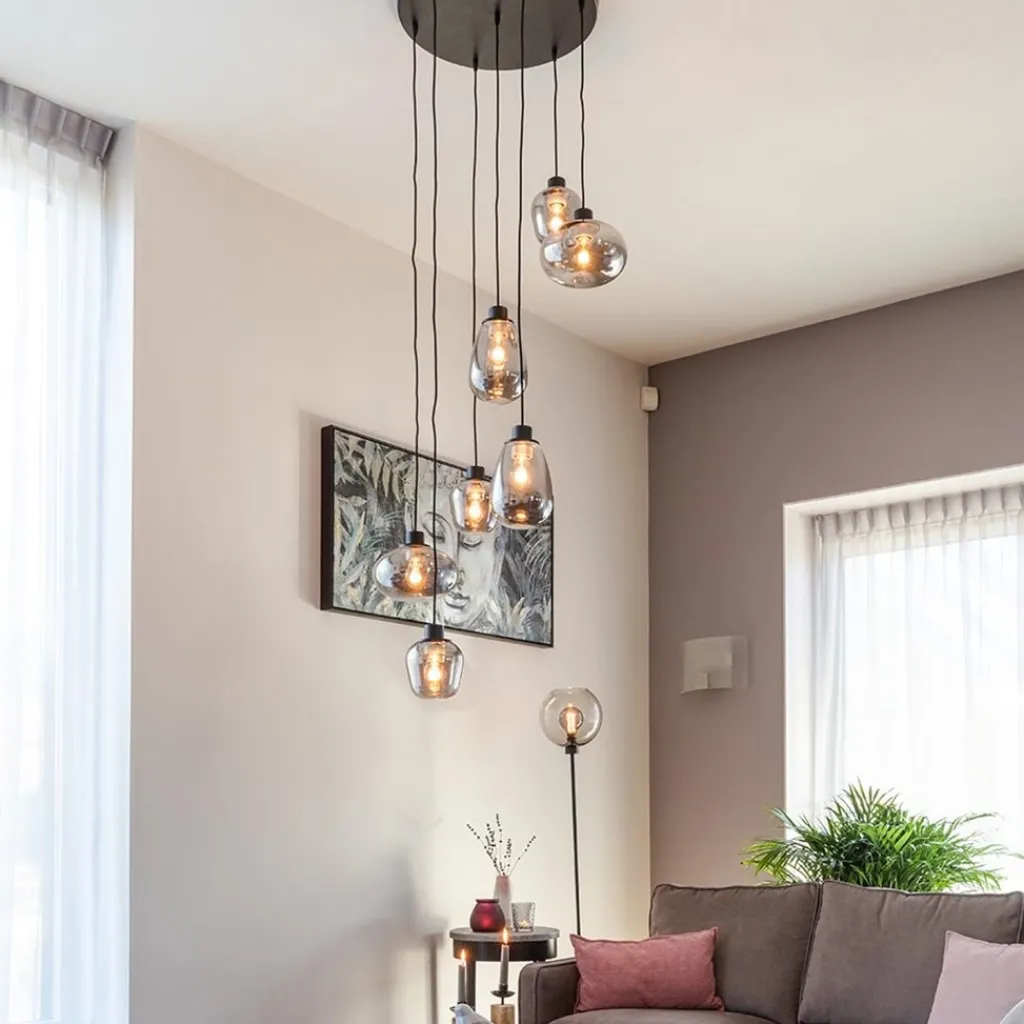 Videlamp 7L zwart met smoke glas mix>Straluma Hot