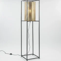 Vloerlamp Frame zwart/goud>Straluma Cheap