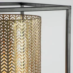 Vloerlamp Frame zwart/goud><noscript><img width=