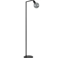 Vloerlamp Tube zwart basic met verstelbare pendel>Straluma Outlet
