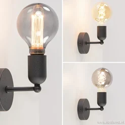 Wandlamp basic boog klein zwart><noscript><img width=