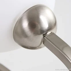 Wandlamp Capri staal/glas slaapkamer><noscript><img width=
