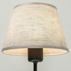 Wandlamp Chicago zwart/zandkleur kap><noscript><img width=