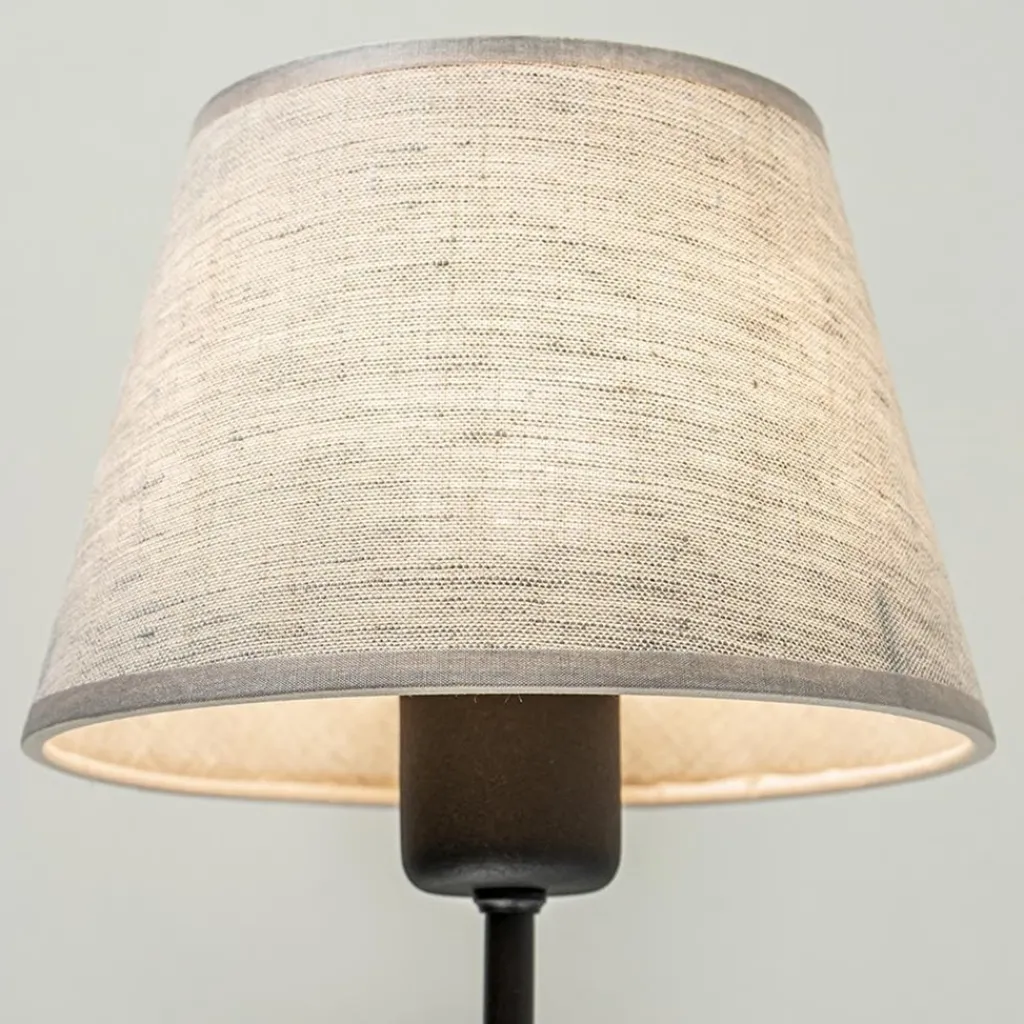 Wandlamp Chicago zwart/zandkleur kap>Straluma Flash Sale