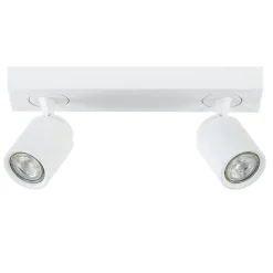 Witte 2-lichts opbouwspot GU10 verstelbaar>Straluma Outlet