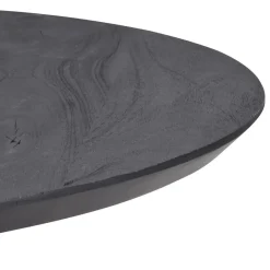 Zwart houten bartafel Ø80x105 cm><noscript><img width=
