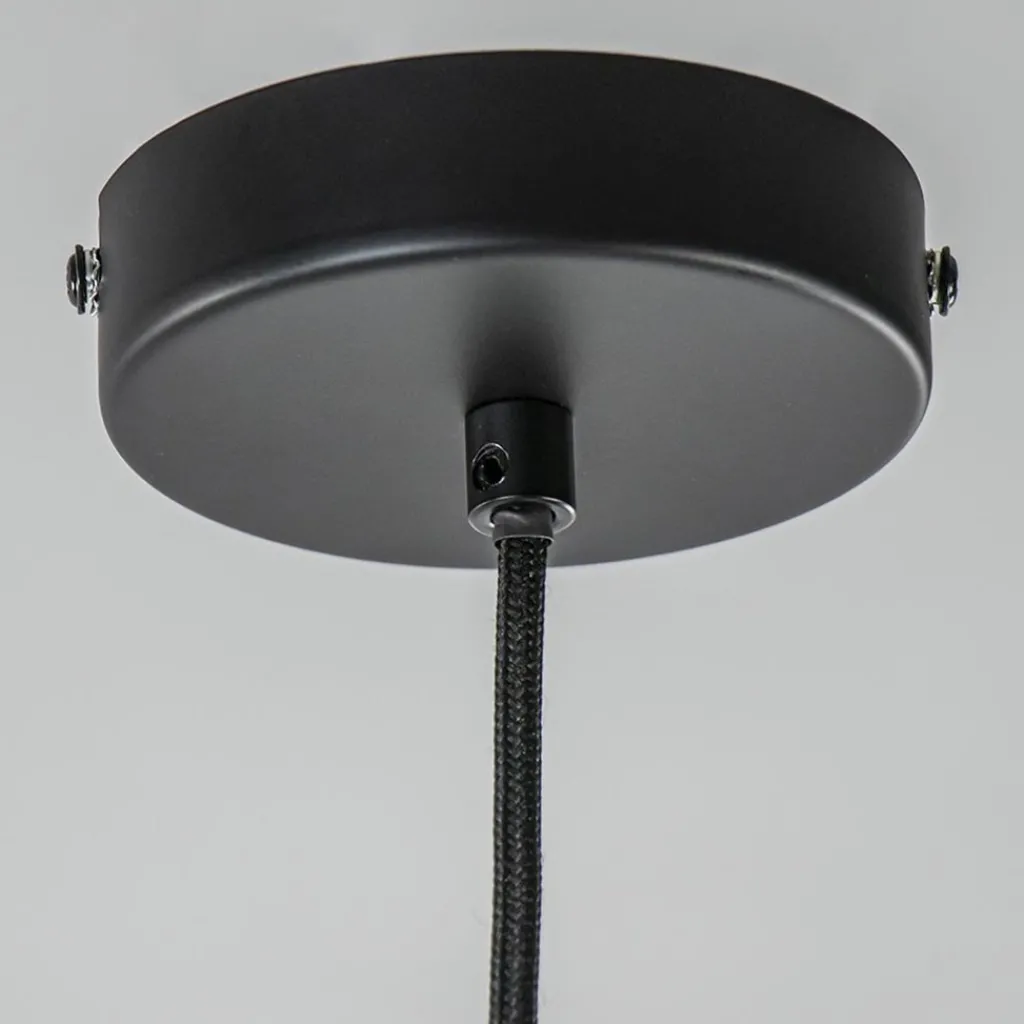 Zwart metalen hanglamp bol 30 cm>Straluma Cheap