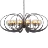 Zwart metalen hanglamp met smoke glas>Straluma Flash Sale