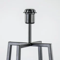 Zwarte vloerlamp modern frame excl. kap><noscript><img width=